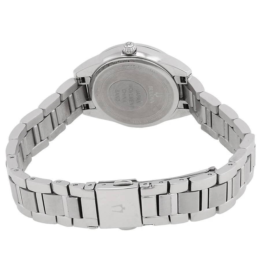 Bulova Sutton Quartz Diamond Blue Dial Ladies Watch 96P250 3