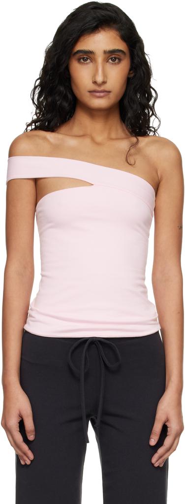 Shop Skims Cotton Ribbed Cropped Tank Top on Sale at BeyondStyle