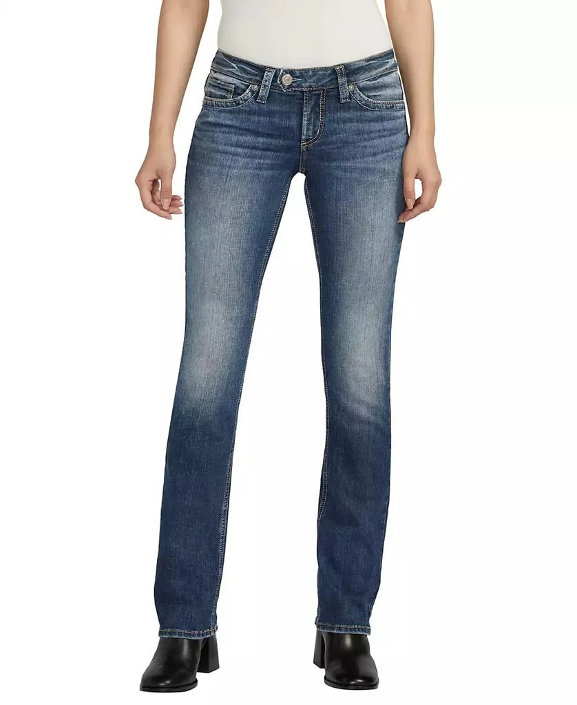 Silver Jeans Co. Women's Tuesday Low Rise Slim Bootcut Jeans 1