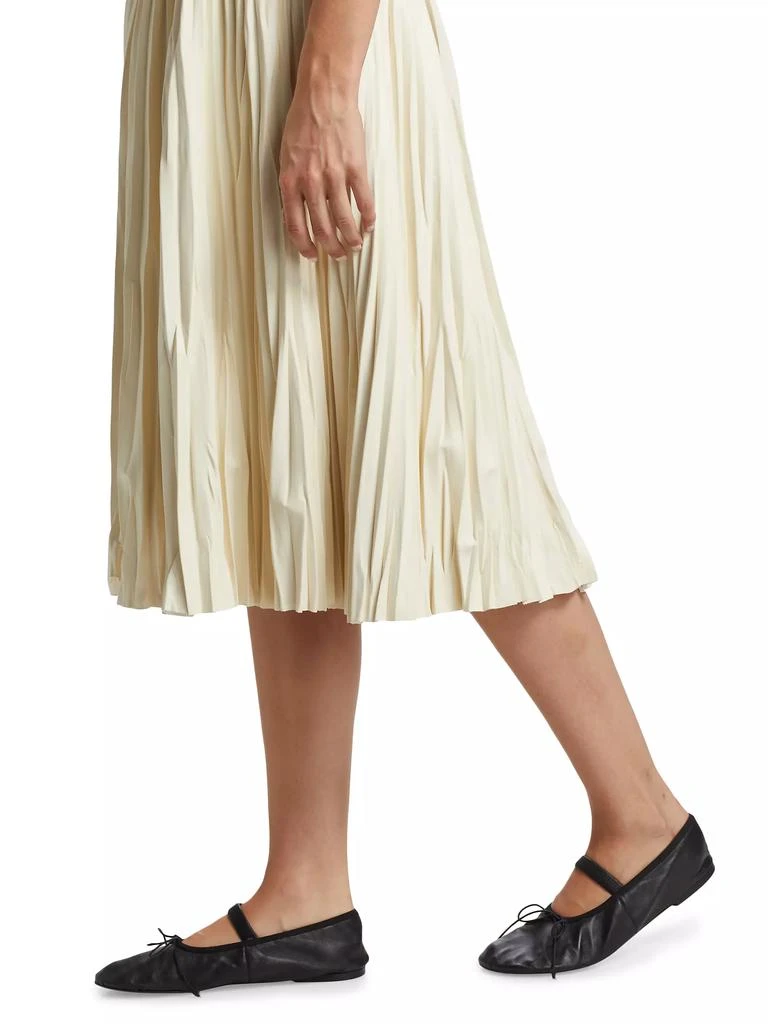 Proenza Schouler Rosalyn Pleated Faux-Leather Midi-Skirt 6