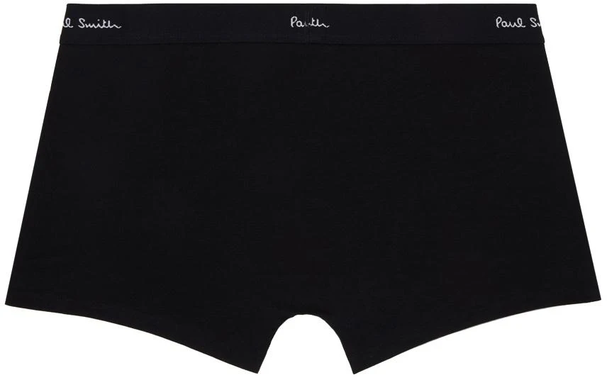 Paul Smith Three-Pack Black Logo Boxer Briefs 3