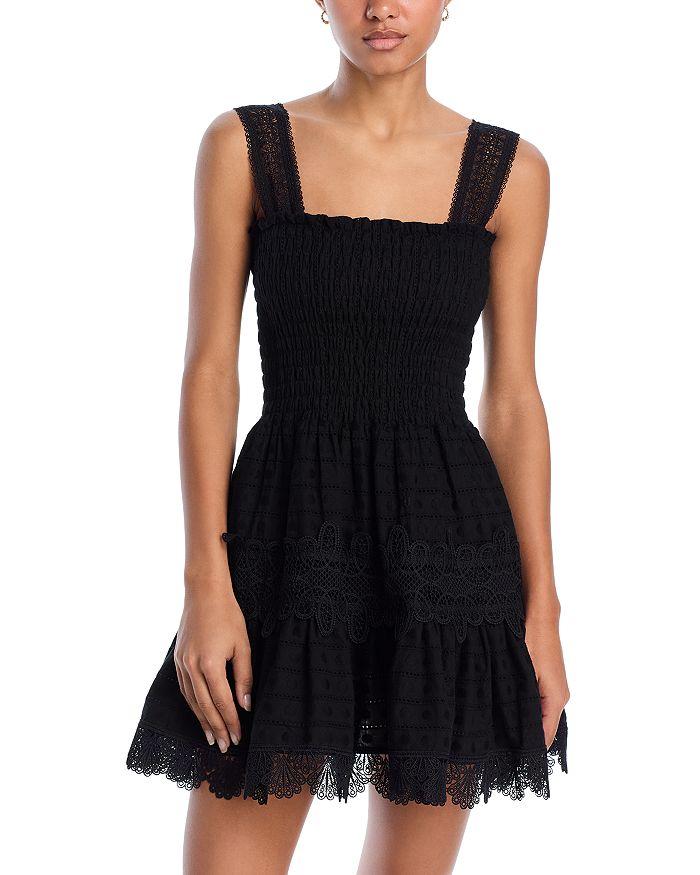 Waimari Leah Smocked Mini Dress