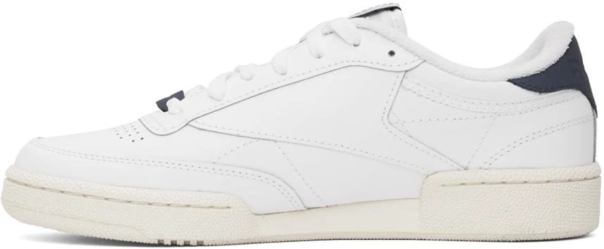 Reebok White & Gray Club C 85 Sneakers 3
