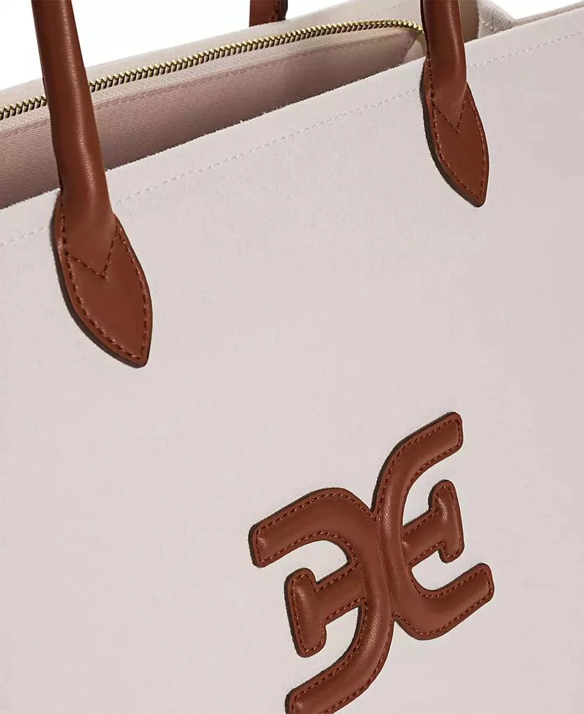 Sam Edelman Cooper Extra Large Logo Canvas Tote 2