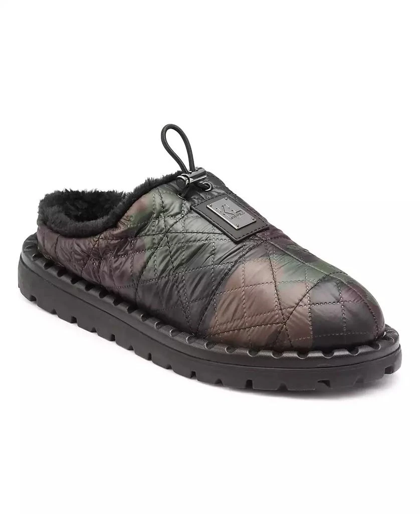 Karl Lagerfeld Paris Karl Lagerfeld Men's Faux Fur Lined Quilted Toggle  Slip On with Front Logo Plaque Slippers - Sandals - Free Shipping -  BeyondStyle
