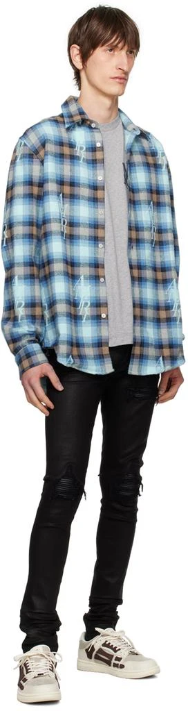 AMIRI Black Wax Jeans 4