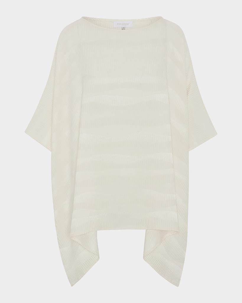 Eskandar Longer-Back Scoop-Neck Kaftan (Mid Plus Length)