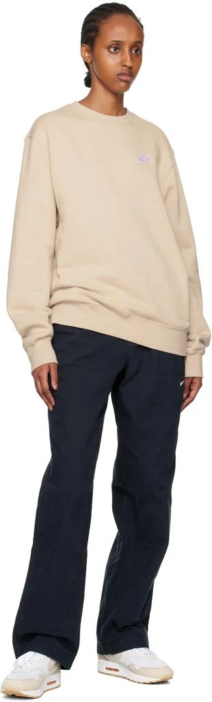NIKE Beige Sportswear Club Sweatshirt 4