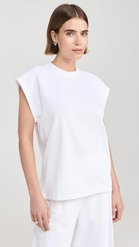 Tibi Summer Sweatshirting Sleeveless Easy Top 1