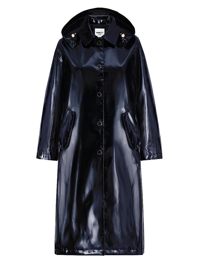 Jane Post Mid-Length Iconic Slicker Coat