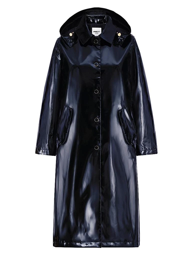 Jane Post Mid-Length Iconic Slicker Coat 1