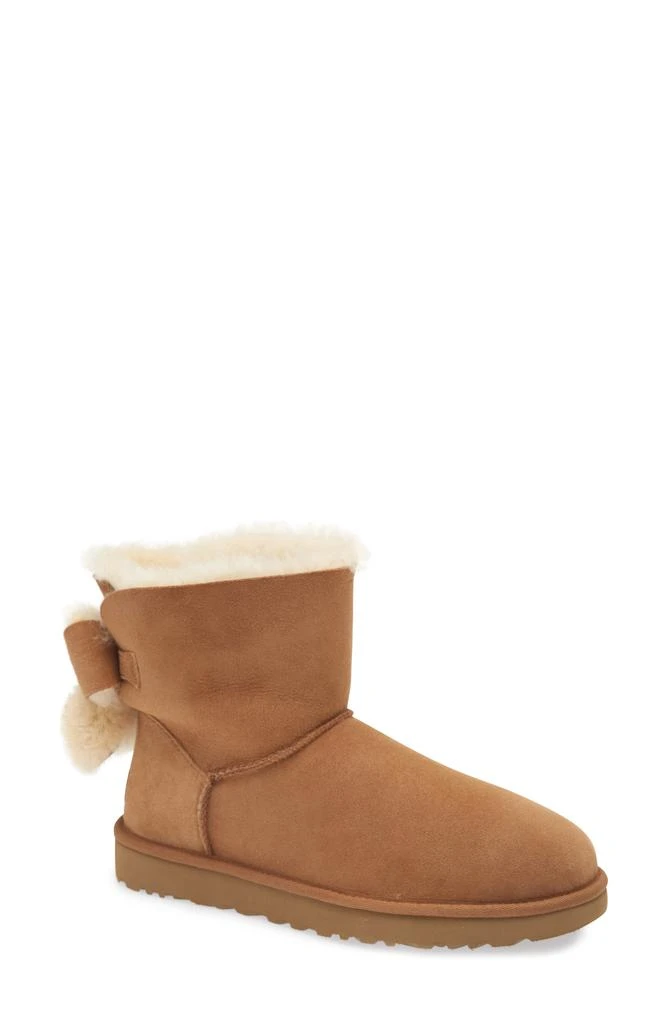 UGG Classic Heritage Bow Genuine Shearling Bootie 1