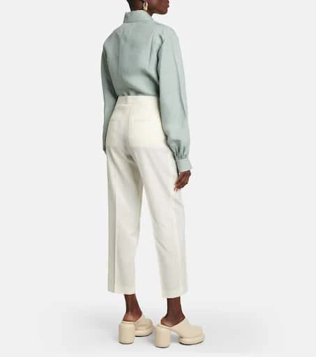 Jil Sander Tailored straight wool pants 3
