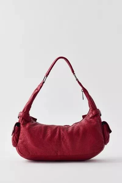 Silence + Noise Silence + Noise Emily Washed Faux Leather Shoulder Bag 5