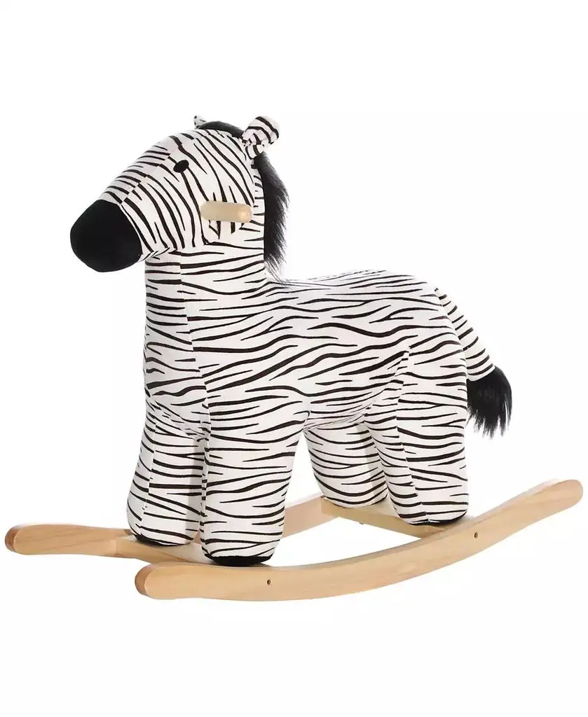 HONGGE Toddler Plush Rocking Horse Ride-On with Sound Ages 2 to 4