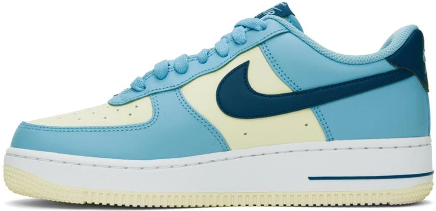 NIKE Blue & Off-White Air Force 1 '07 Sneakers 3