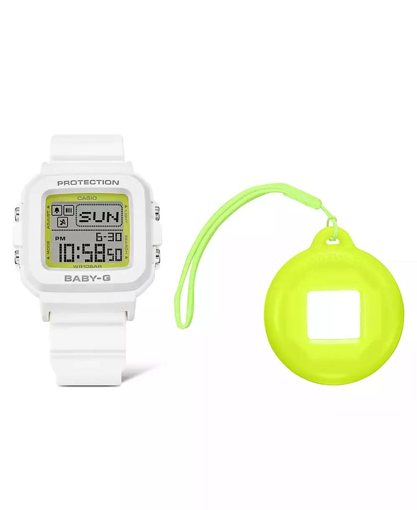 G-Shock G-Shock Women's Digital White Resin Watch, 39mm BGD10K-7