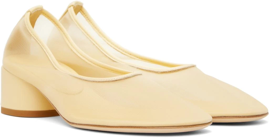 Dear Frances Yellow Balla Pump Heels 4