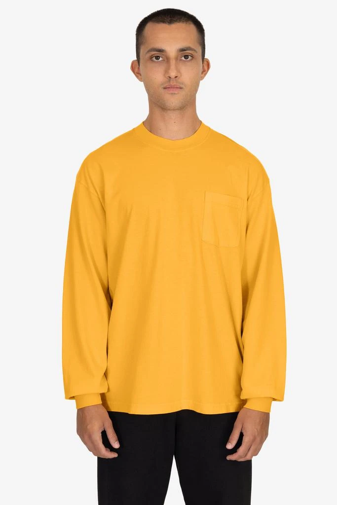 Los Angeles Apparel 1810GD - Long Sleeve Garment Dye Pocket T-Shirt 6