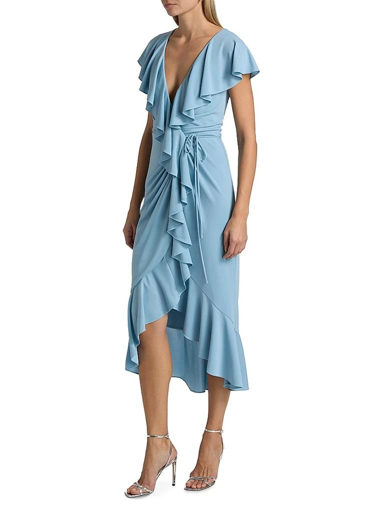 Cinq à Sept Malak Ruffle Wrap Dress 4