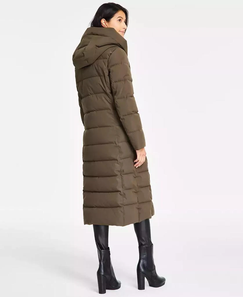 DKNY Women's Bibbed Shawl Collar Hooded Puffer Coat 2