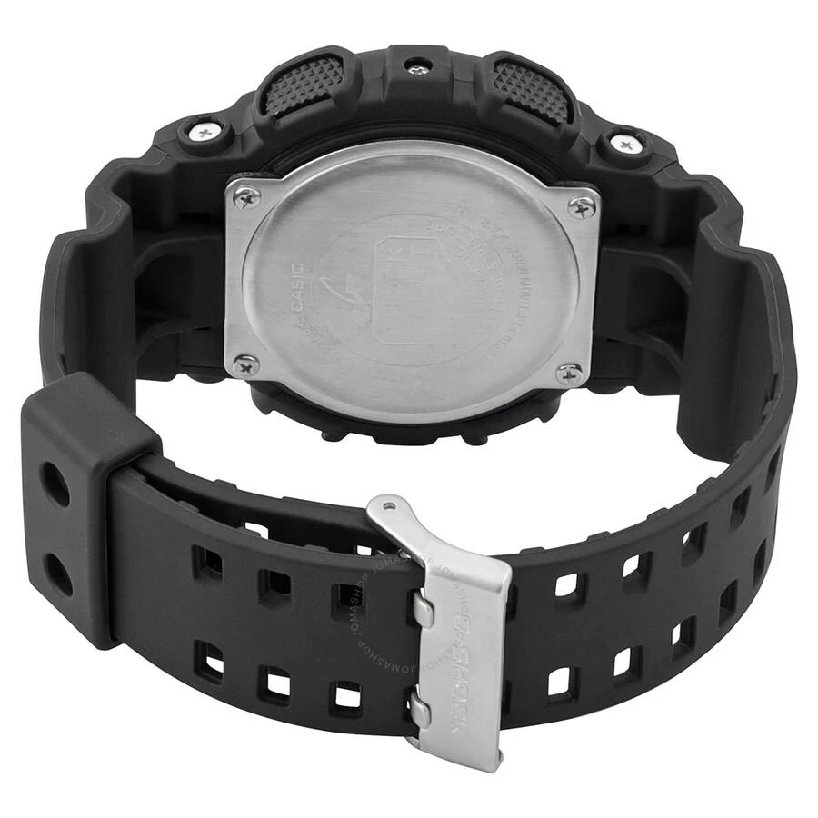 Casio Open Box - Casio G-Shock Perpetual Alarm World Time Chronograph Quartz Analog-Digital Black Dial Men's Watch GA-100-1A1 3