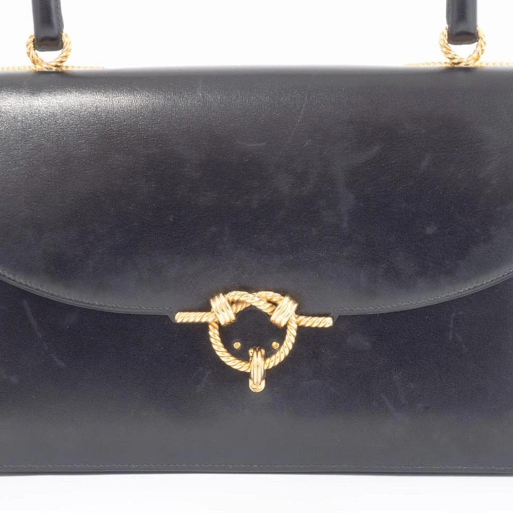 Hermes Box Calf Leather Handbag (Pre-Owned) 3