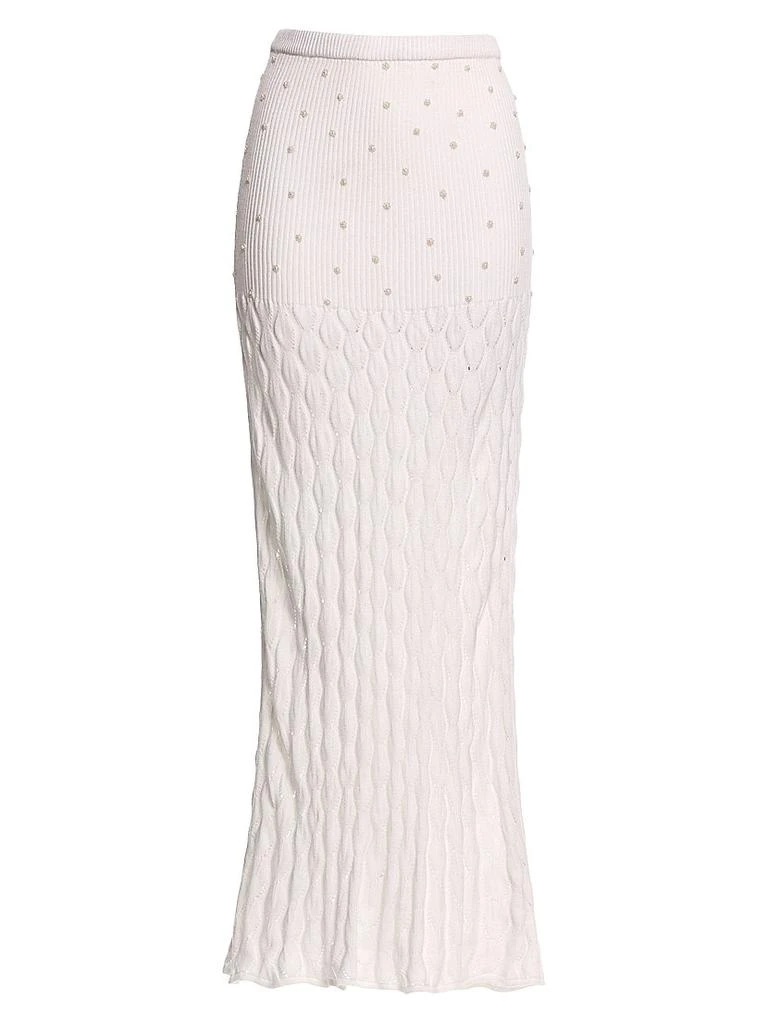 Agua Bendita Theodora Tales Knit Maxi Skirt 1