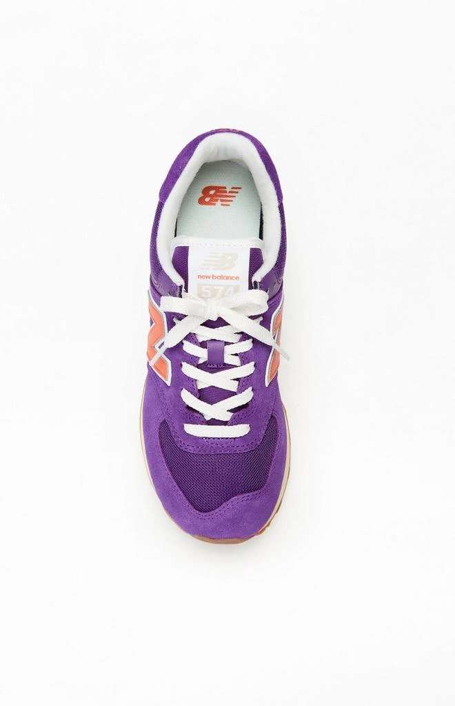 New Balance Women's Purple 574 Sneakers 5