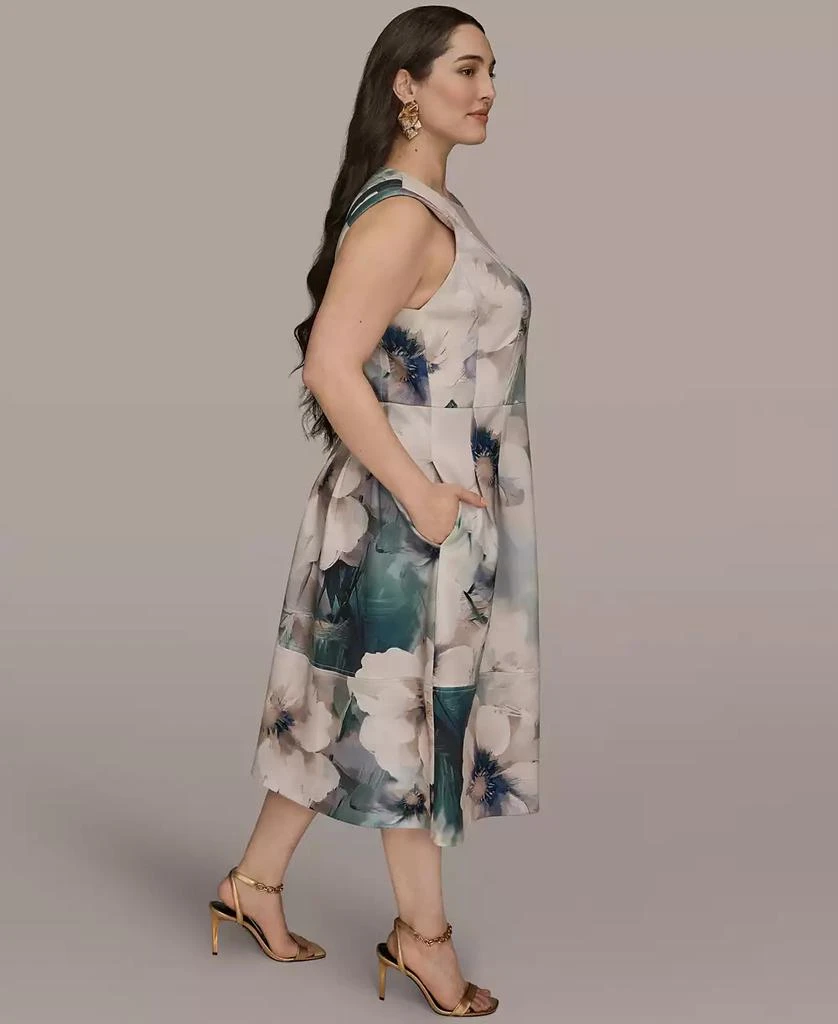 Donna Karan Plus Size Sleeveless Midi Dress 4