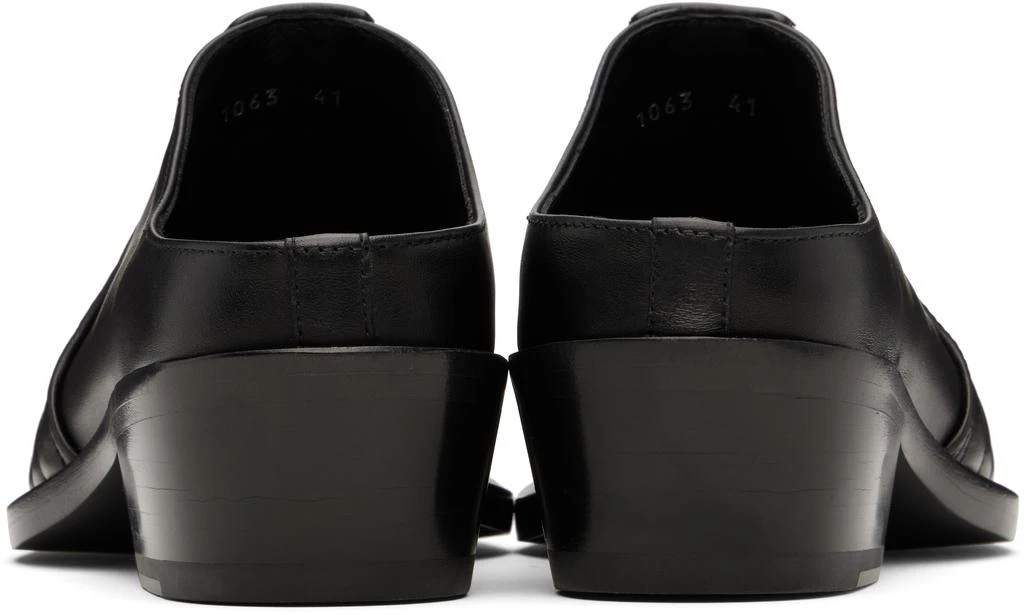 Martine Rose Black Cowboy Mules 2