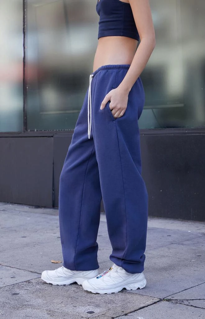 John Galt Navy Rosa Tie Sweatpants 3