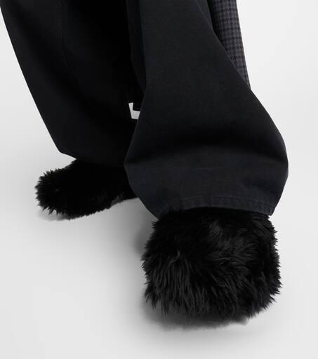 Balenciaga x Crocs faux fur slides - Slippers - Compare Prices