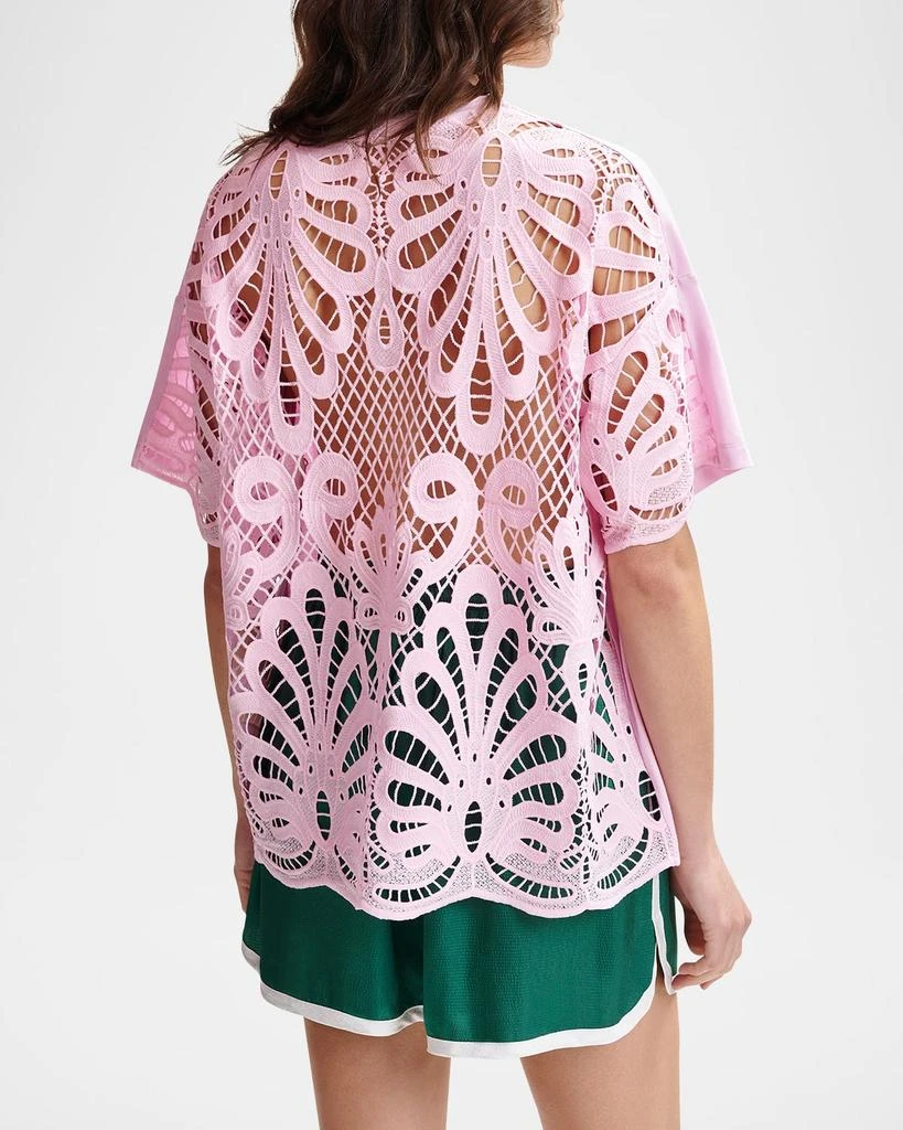 Essentiel Hintern Lace Back T-Shirt 3