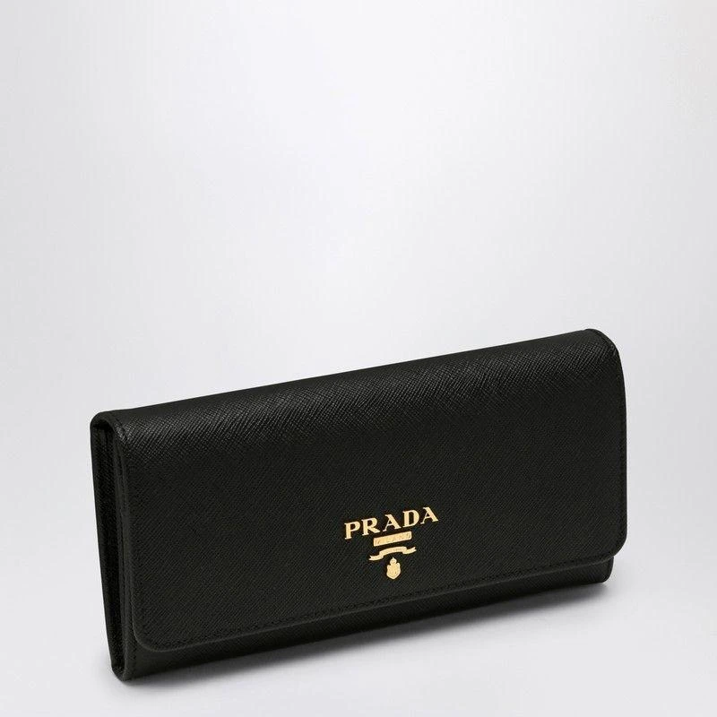 Prada  BLACK/GOLD SAFFIANO WALLET 1