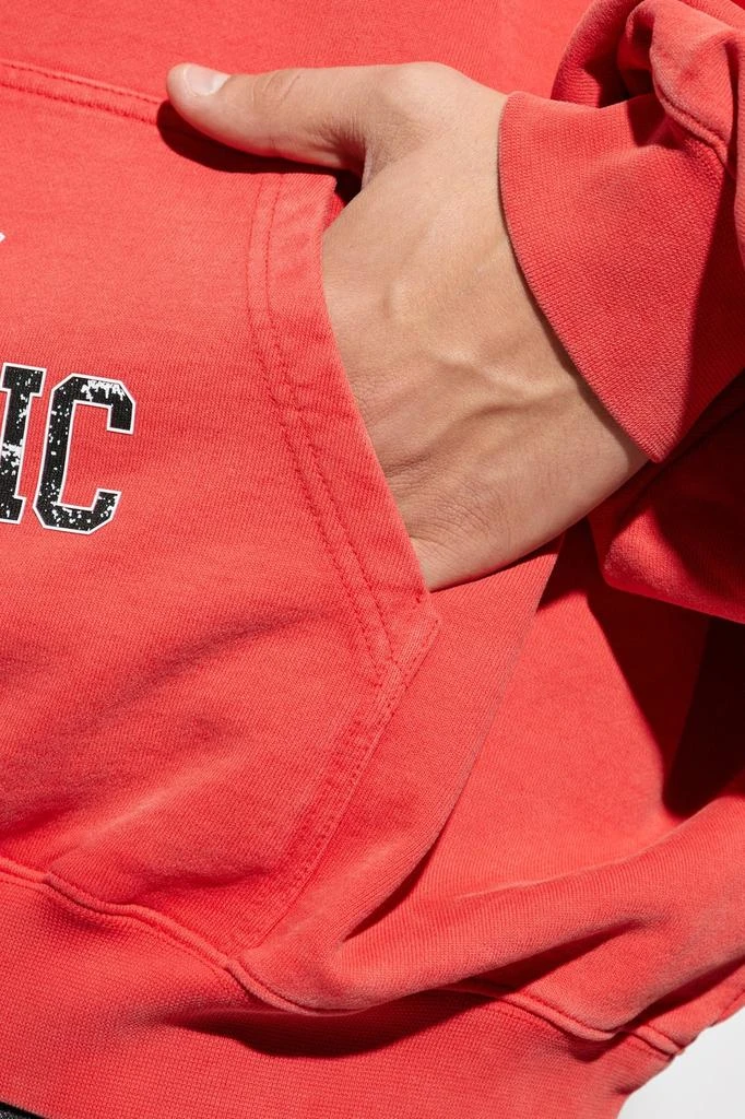 Vetements Vetements Logo Printed Kangaroo Pocket Hoodie 4