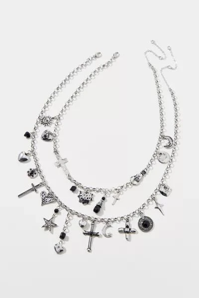 Urban Outfitters Micki Layering Charm Necklace Set 3