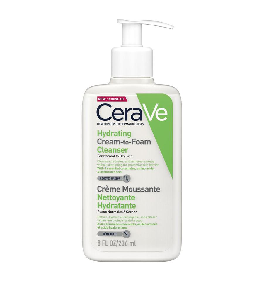 CeraVe Hydrating Cream-to-Foam Cleanser (236ml)