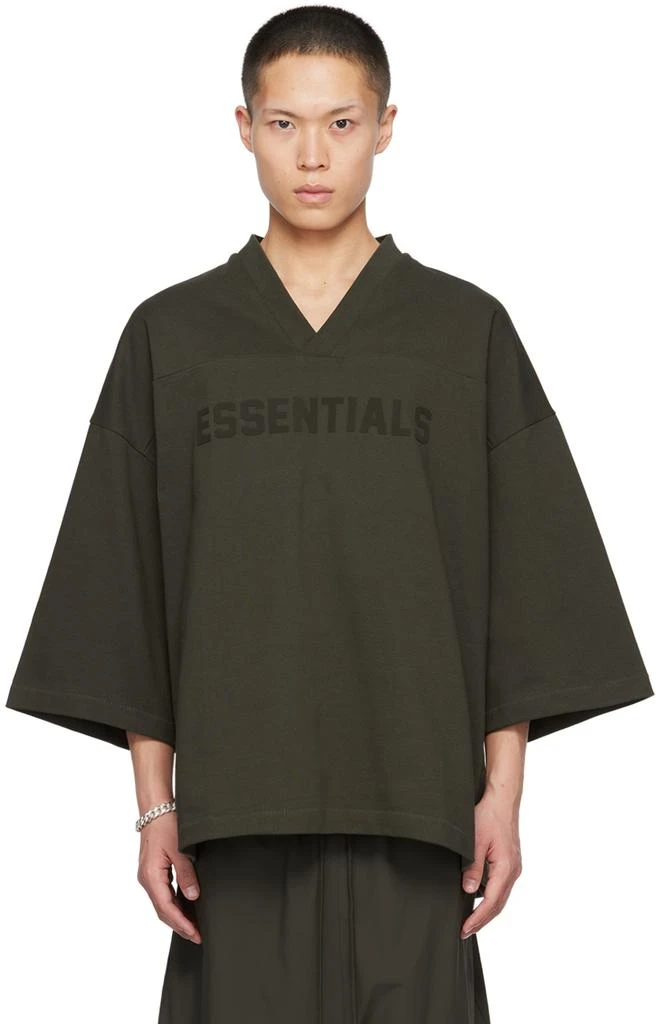 Fear of God ESSENTIALS Gray Football T-Shirt 1