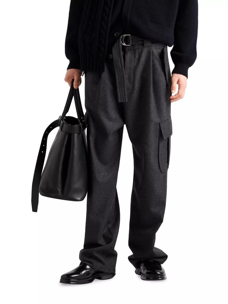 パンツ PRADA NYLON WOOL DOCKING PANTS PRADA NYLON WOOL DOCKING PANTS