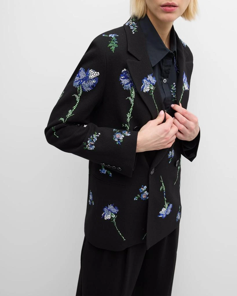 Libertine Cecil Beaton Carnation Embellished Double-Breasted Jacket 6