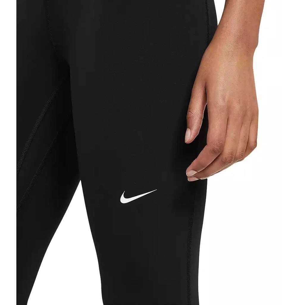 Nike Pro 365 Women's Mid-Rise Cropped Mesh Panel Leggings 4