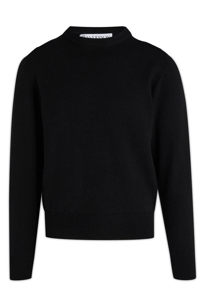 Jil Sander Jil Sander Cut-Out Detailed Crewneck Jumper from Cettire