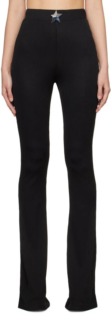 AREA Black Star Stud Trousers 1