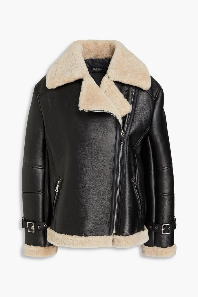 Muubaa Shearling biker jacket