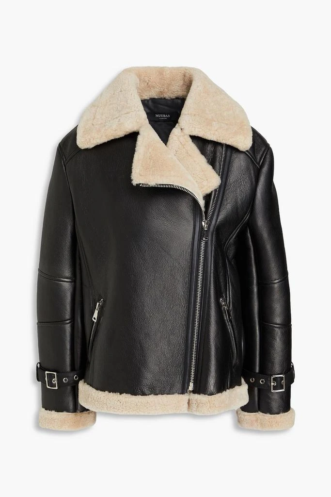 MUUBAA Shearling biker jacket 1