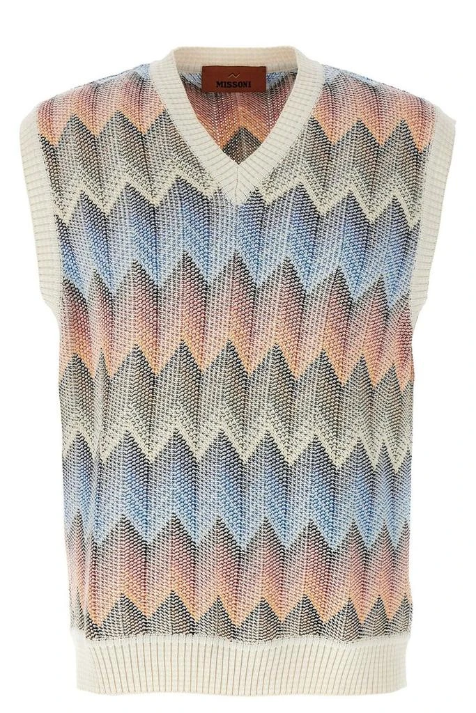 Missoni Missoni Chevron Knitted Vest 1