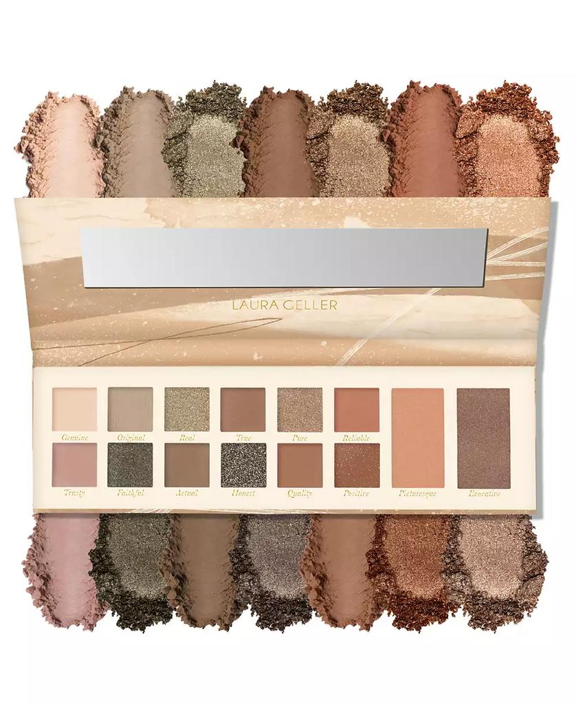Laura Geller Laura's Essentials Artistic & Authentic 12 Multi-Finish Eyeshadows, 1 Highlighter, 1 Blush