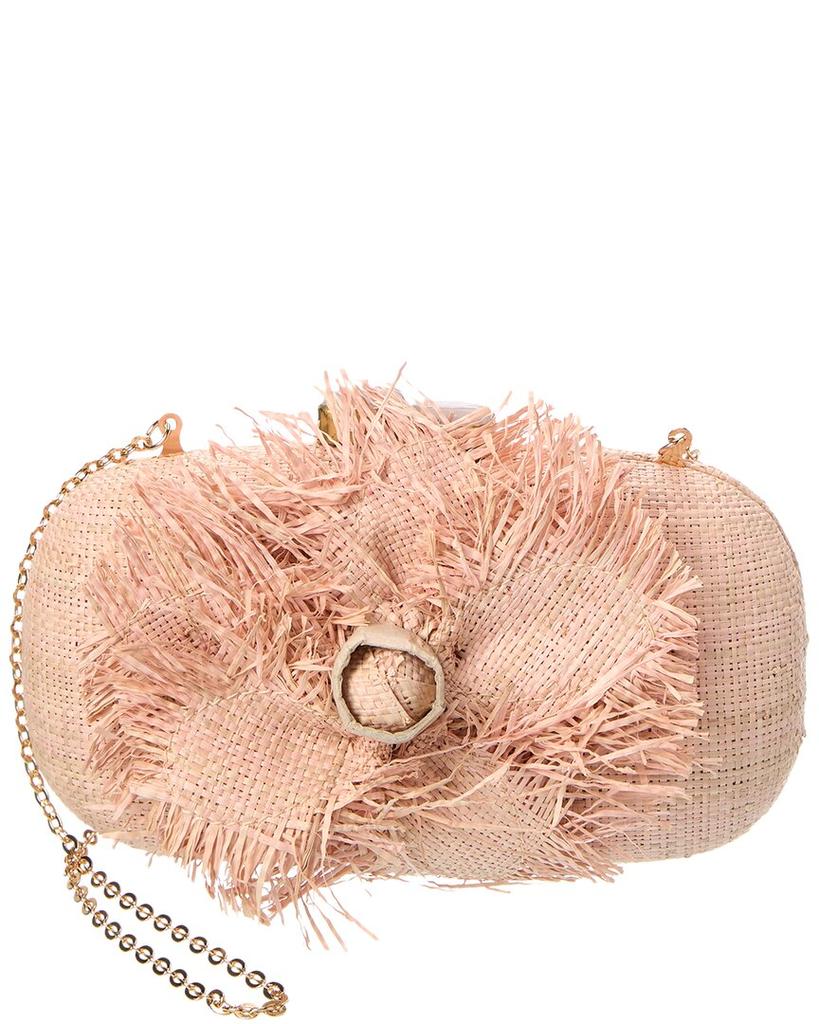 PAMELA MUNSON La Fleur Fringe Clutch