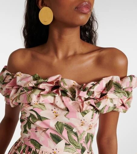Agua by Agua Bendita Espliego floral cotton maxi dress 4